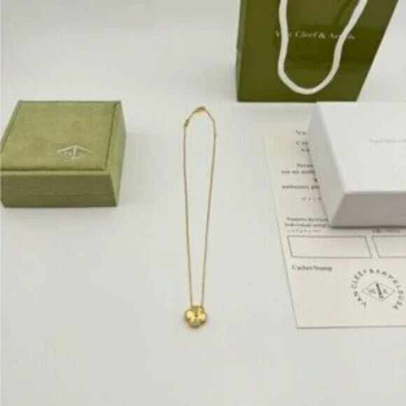 Van Cleef & Arpels Gold Necklace with Organic Texture